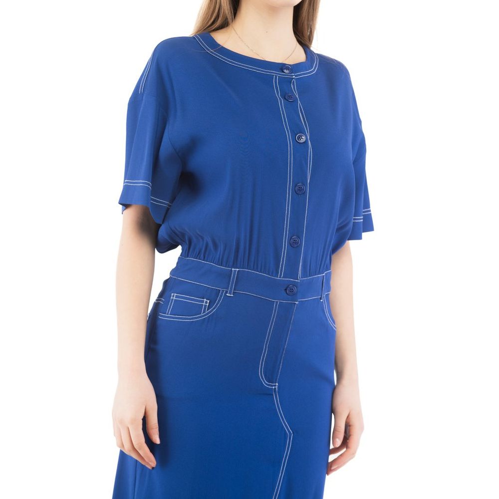 Moschino Multicolor Marabou Casual Women's Dress
