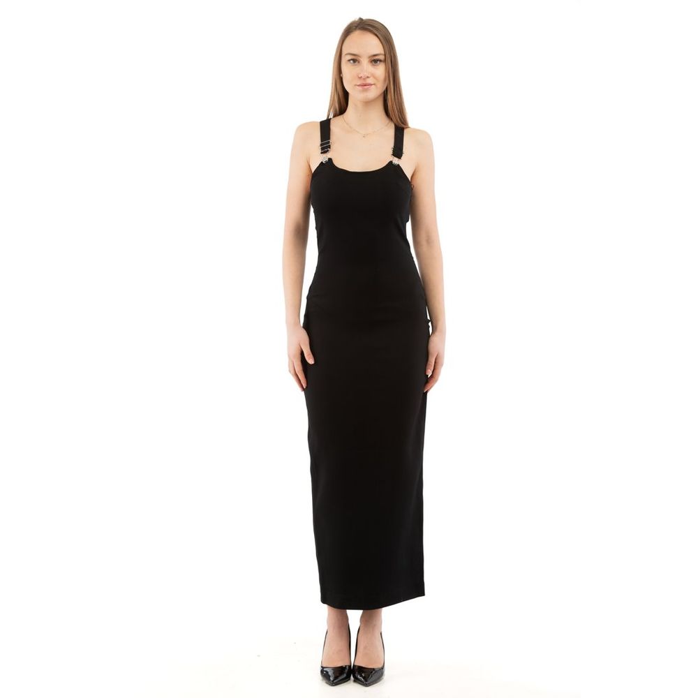 Moschino Black Marabou Casual Women's Dress