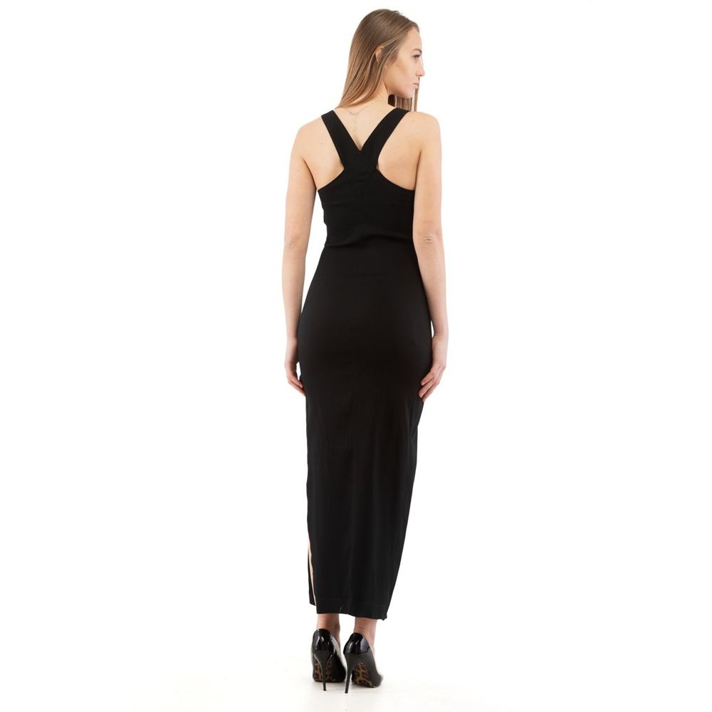 Moschino Black Marabou Casual Women's Dress