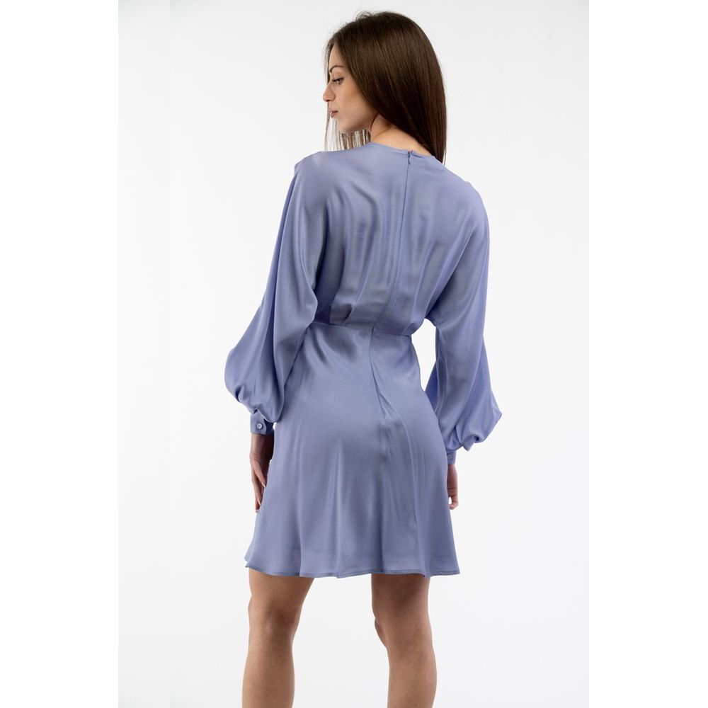 Moschino Purple Marabou Casual Women's Dress