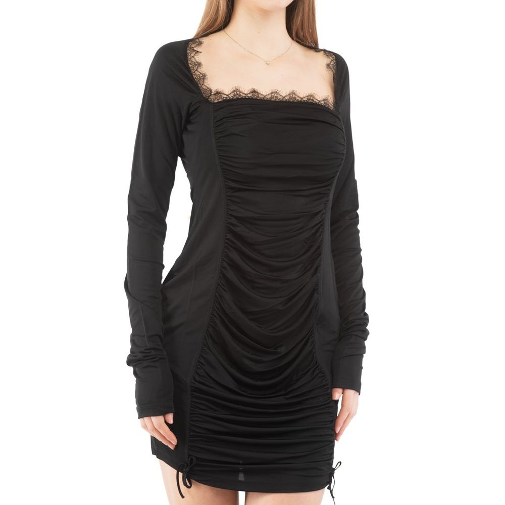 Moschino Black Viscose Cocktail Women's Dress