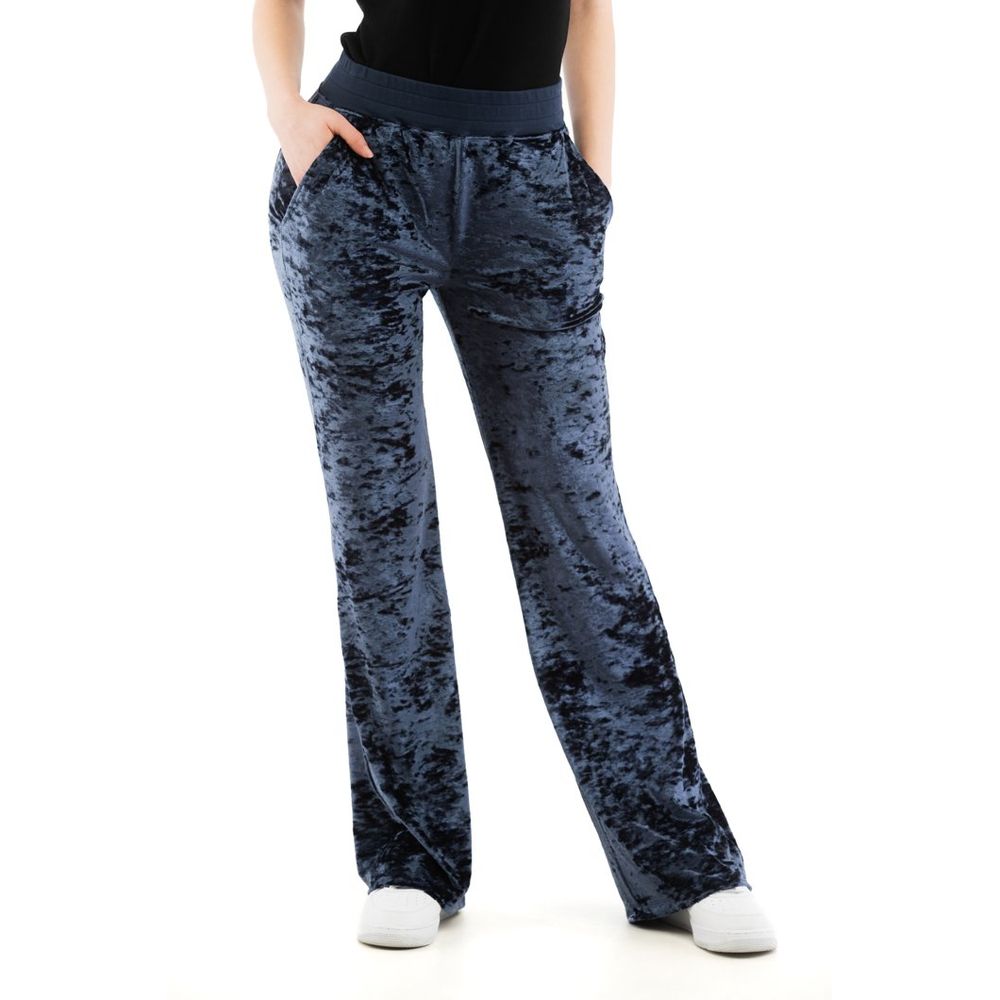 Moschino Blue Polyester Casual Women's Pants
