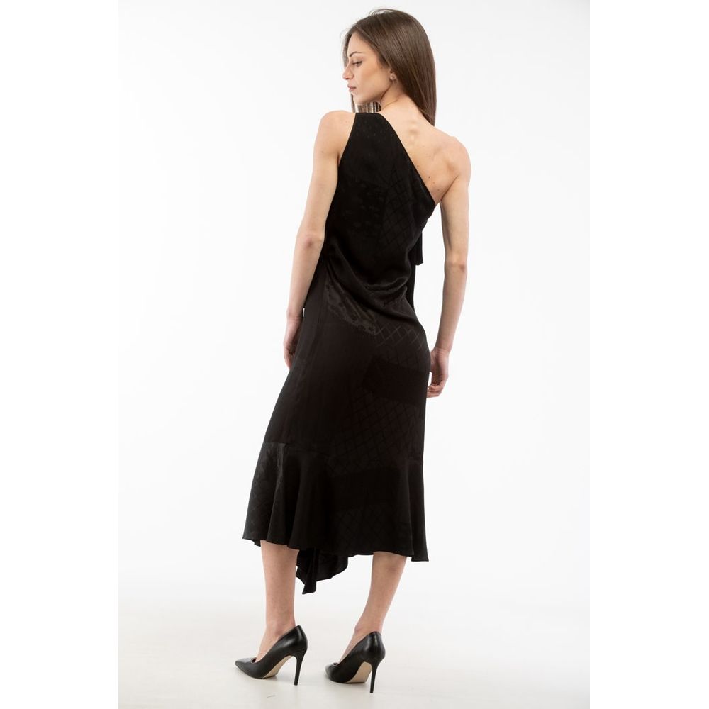 Moschino Black Viscose Cocktail Women's Dress
