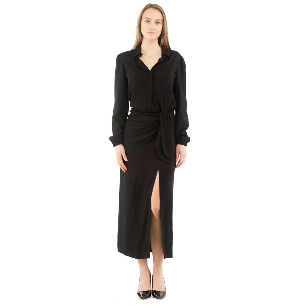 Moschino Black Marabou Casual Women's Dress