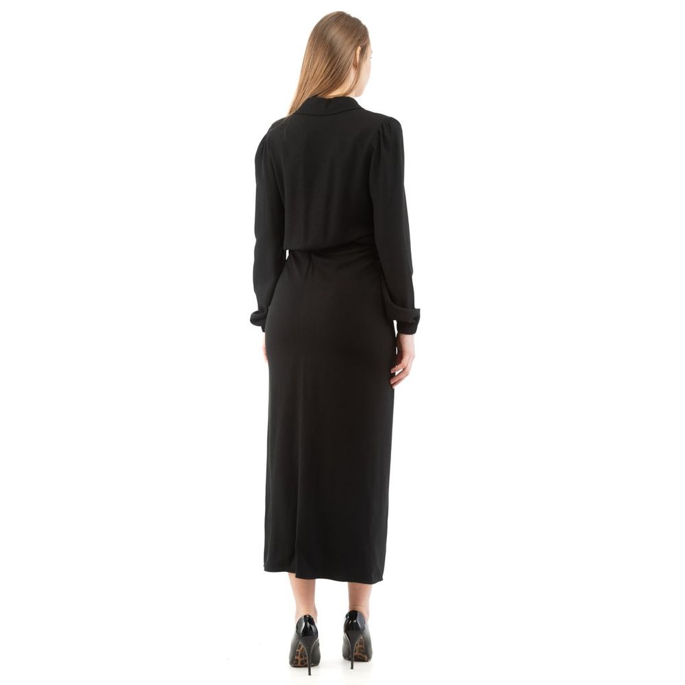 Moschino Black Marabou Casual Women's Dress