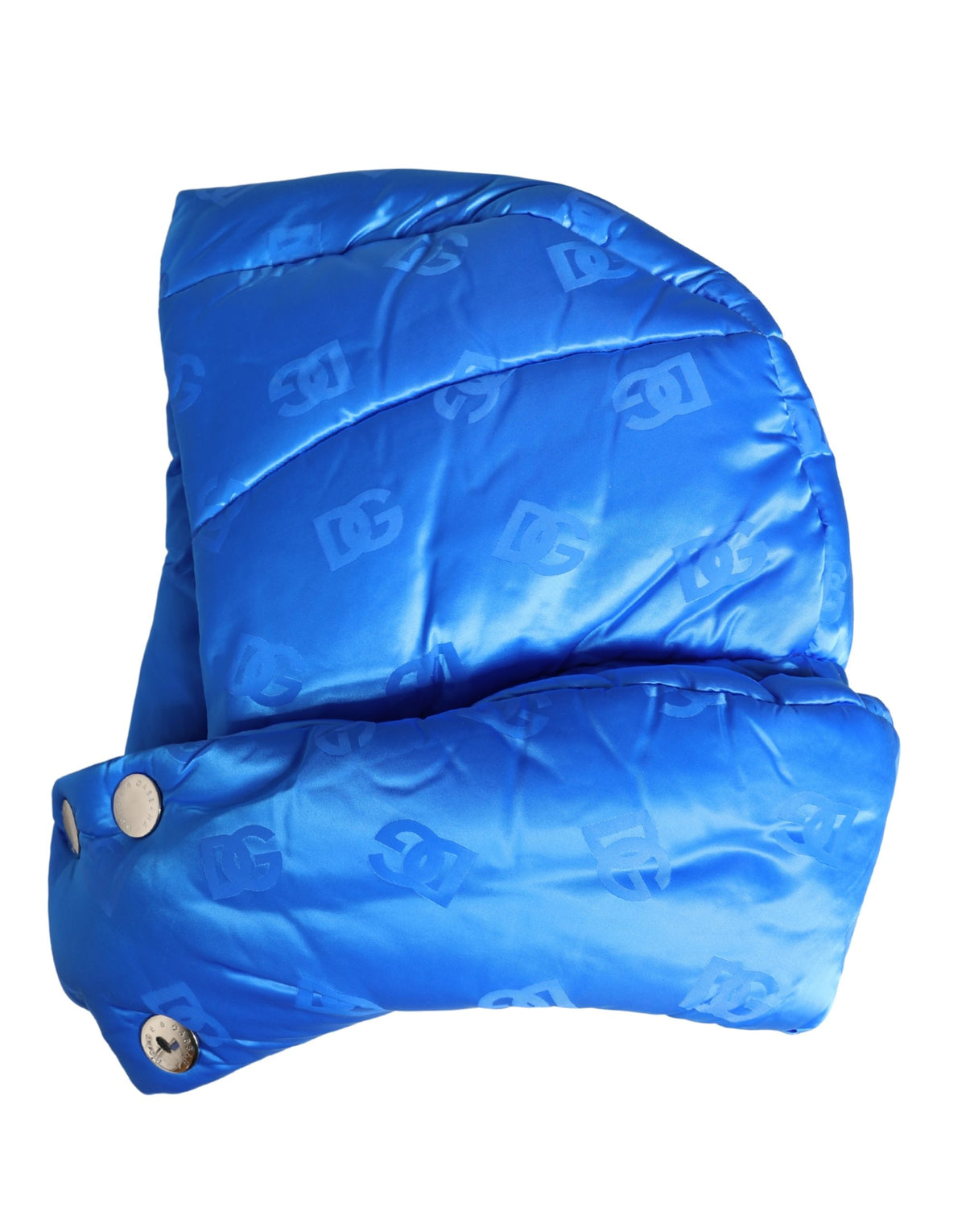 Dolce & Gabbana Men Blue Logo Print Whole Head Wrap Capello Men's Hat