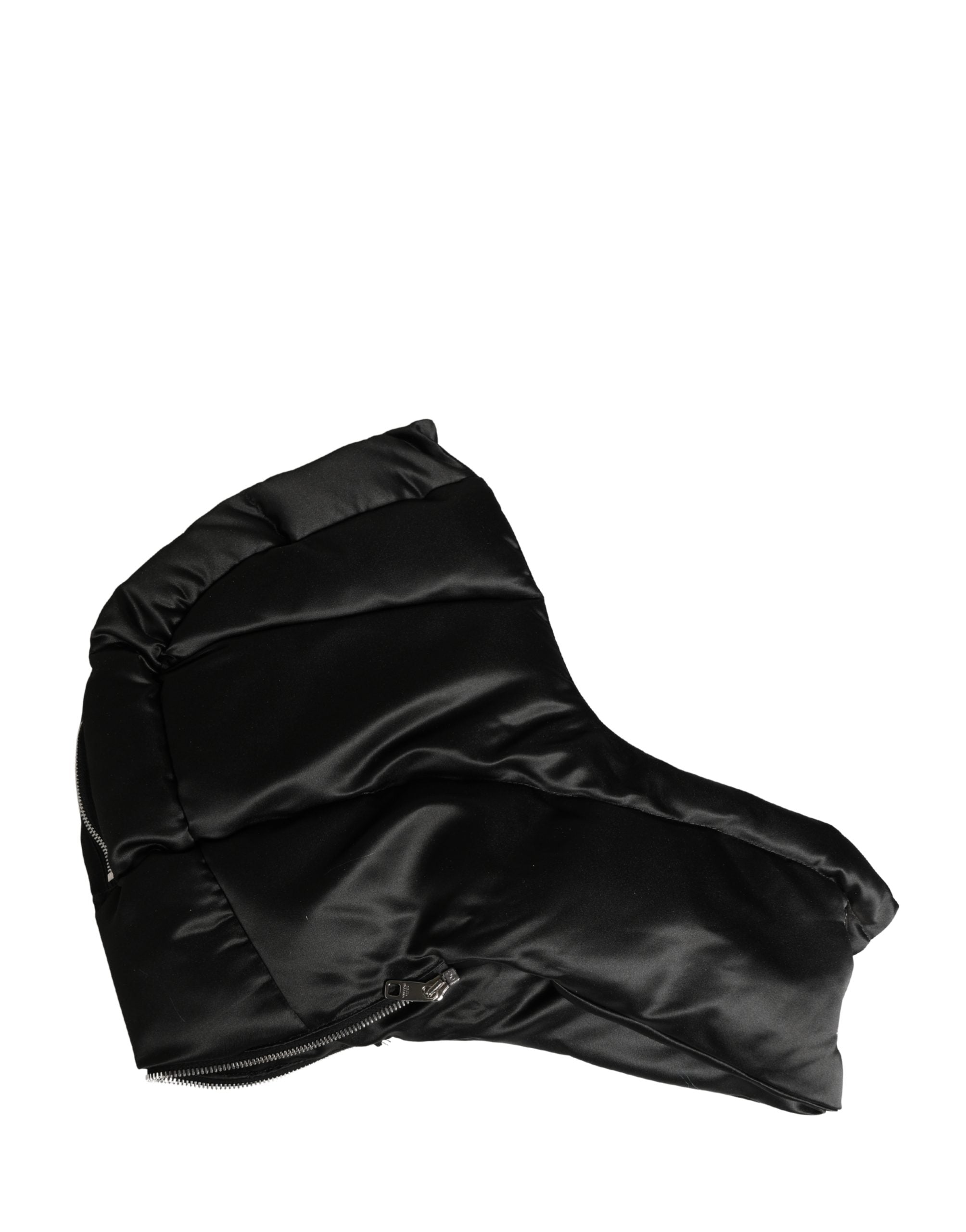 Dolce & Gabbana Black Polyester Whole Head Wrap Capello Men's Hat