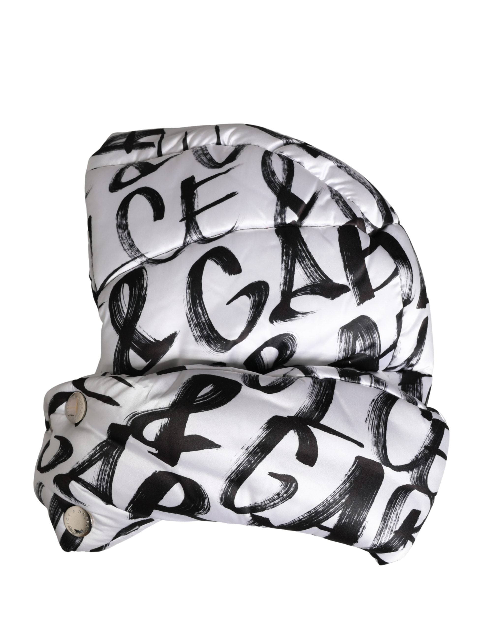 Dolce & Gabbana White Logo Print Whole Head Wrap Capello Men's Hat (Pre-Owned)