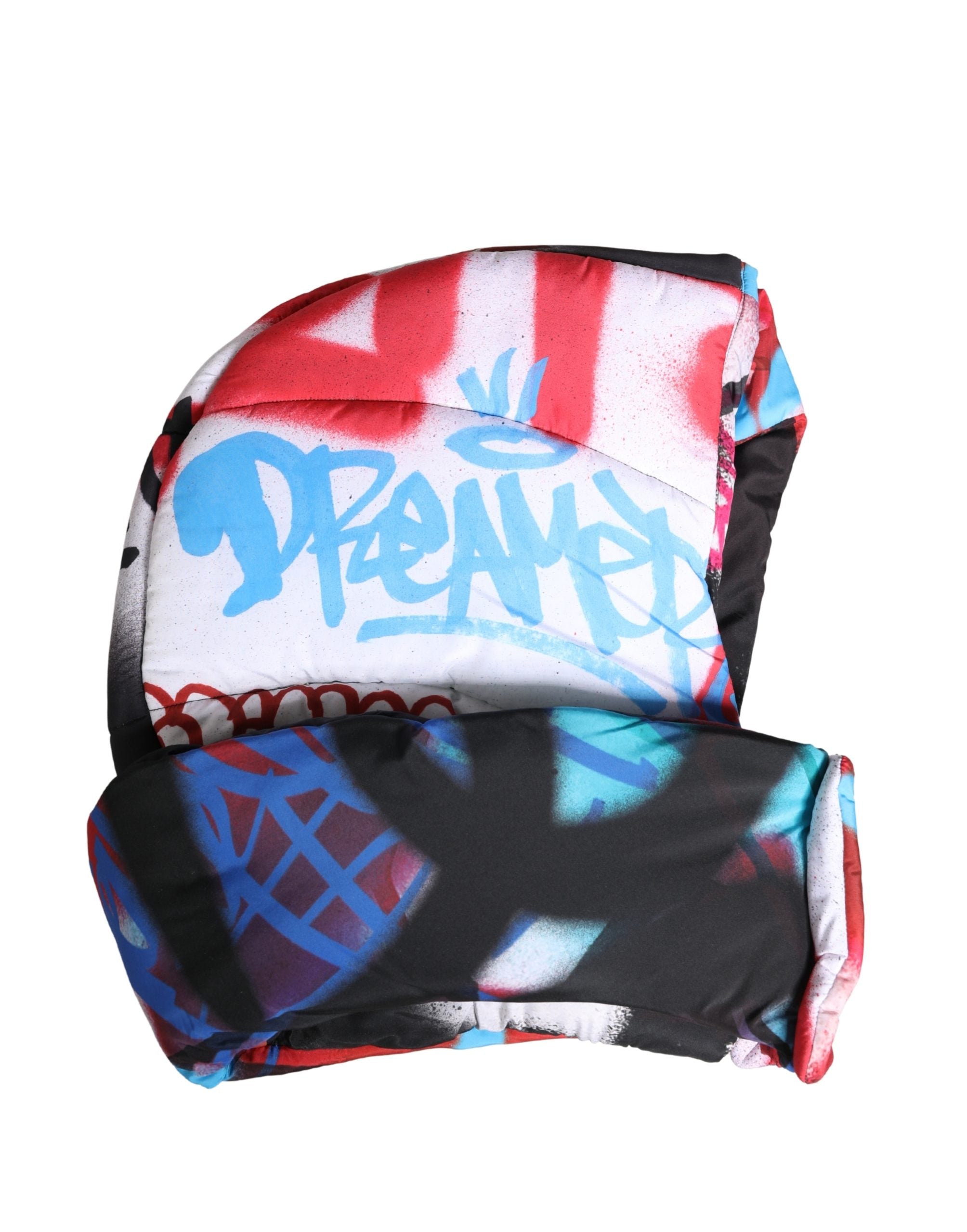 Dolce & Gabbana Multicolor Graffiti Whole Head Wrap Capello Men's Hat