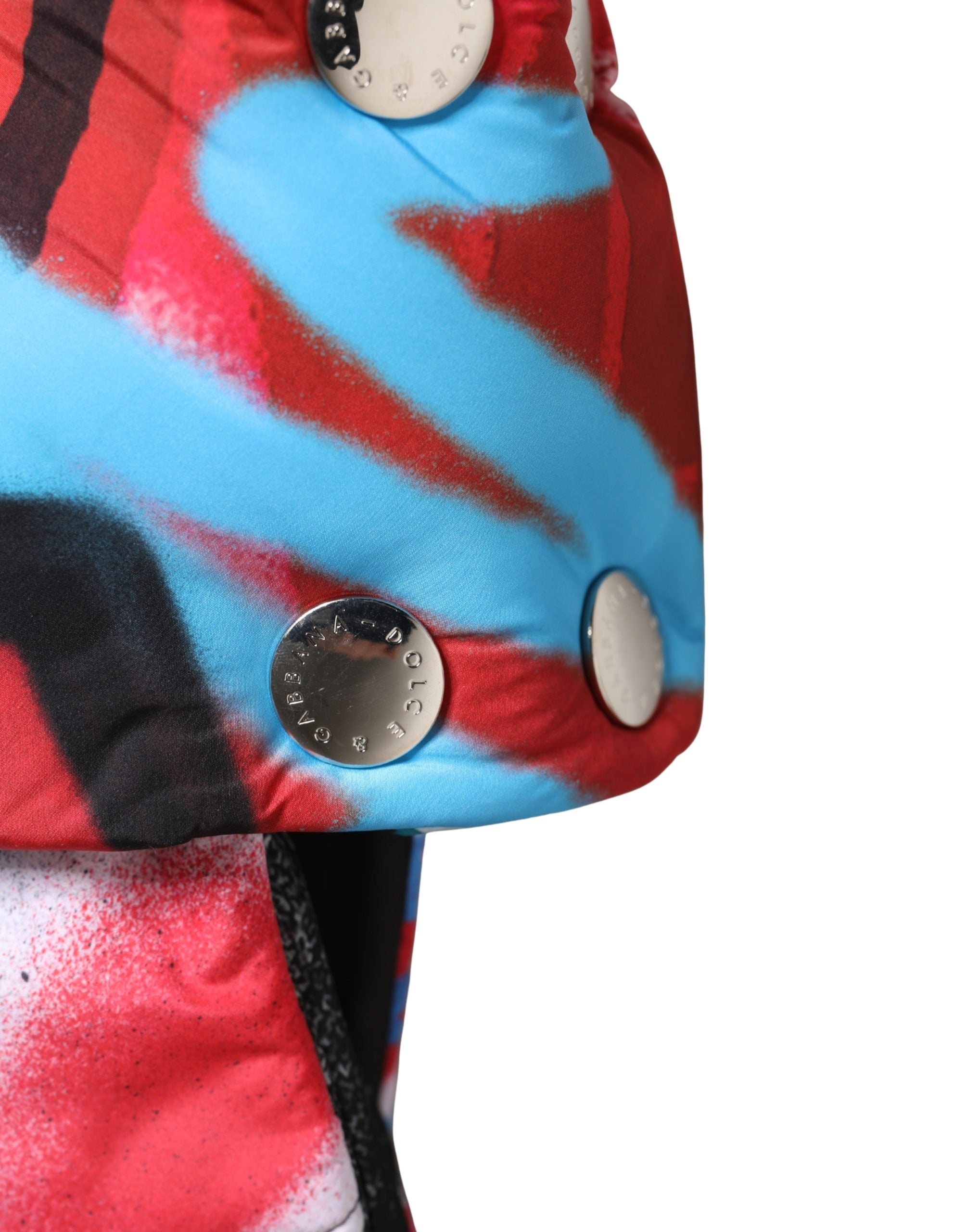 Dolce & Gabbana Multicolor Graffiti Whole Head Wrap Capello Men's Hat
