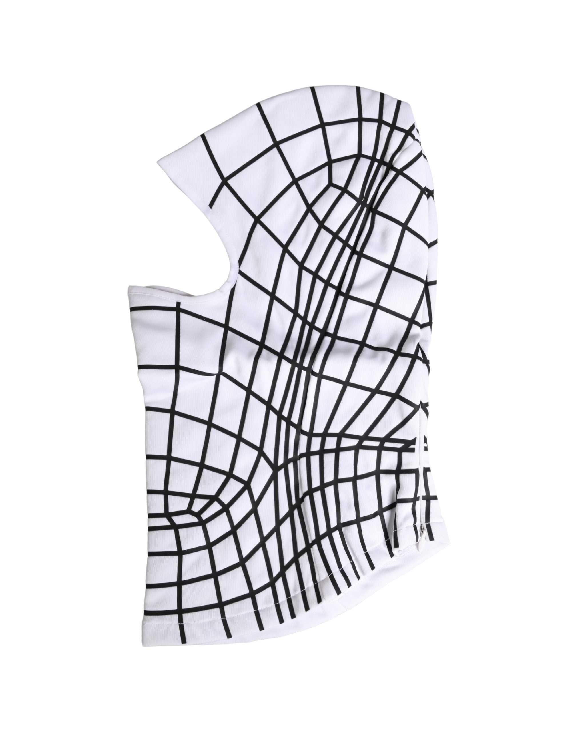 Dolce & Gabbana Men White Stripes Nylon Ski Mask Balaclava Men's Hat