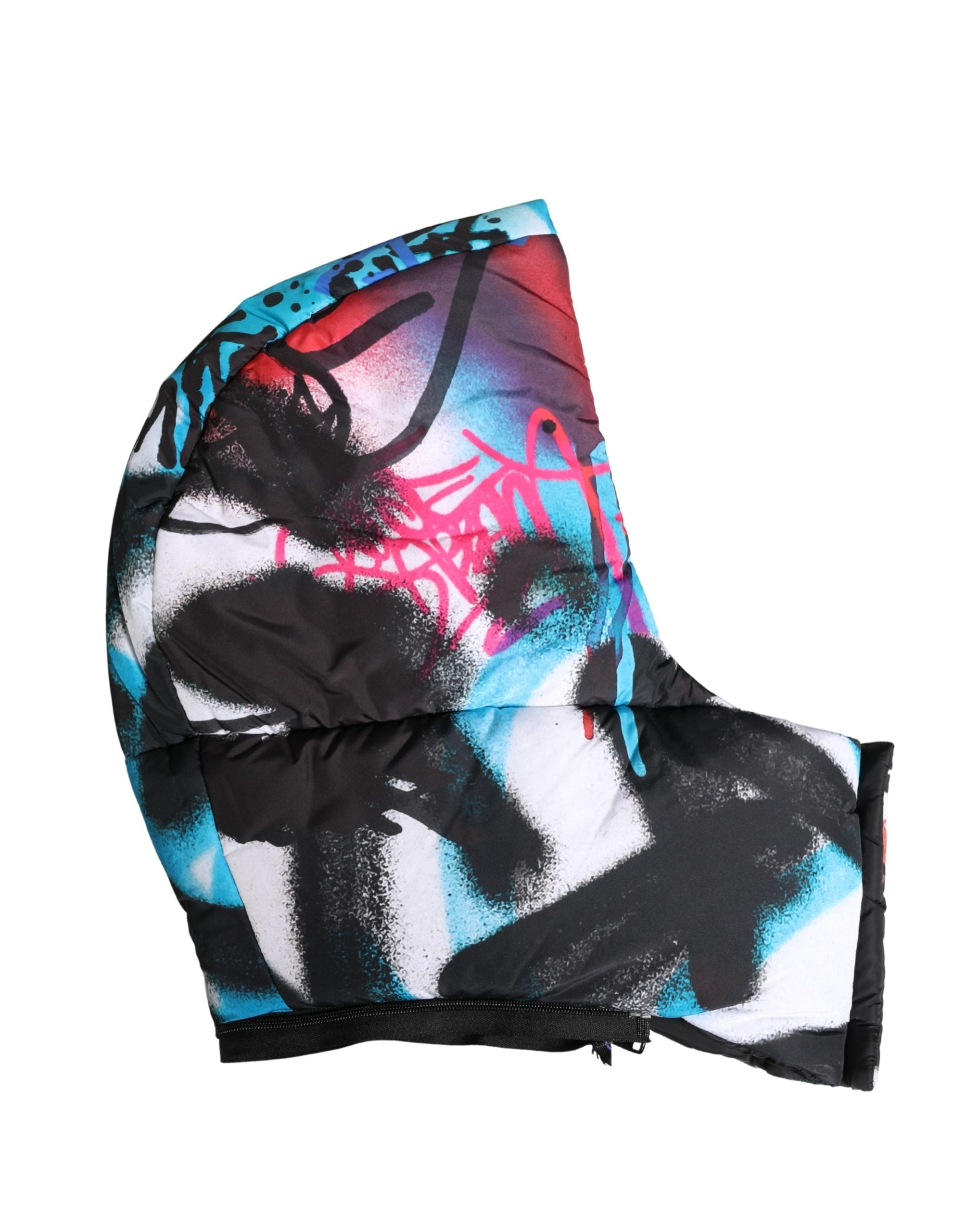 Dolce & Gabbana Multicolor Graffiti Whole Head Wrap Capello Men's Hat