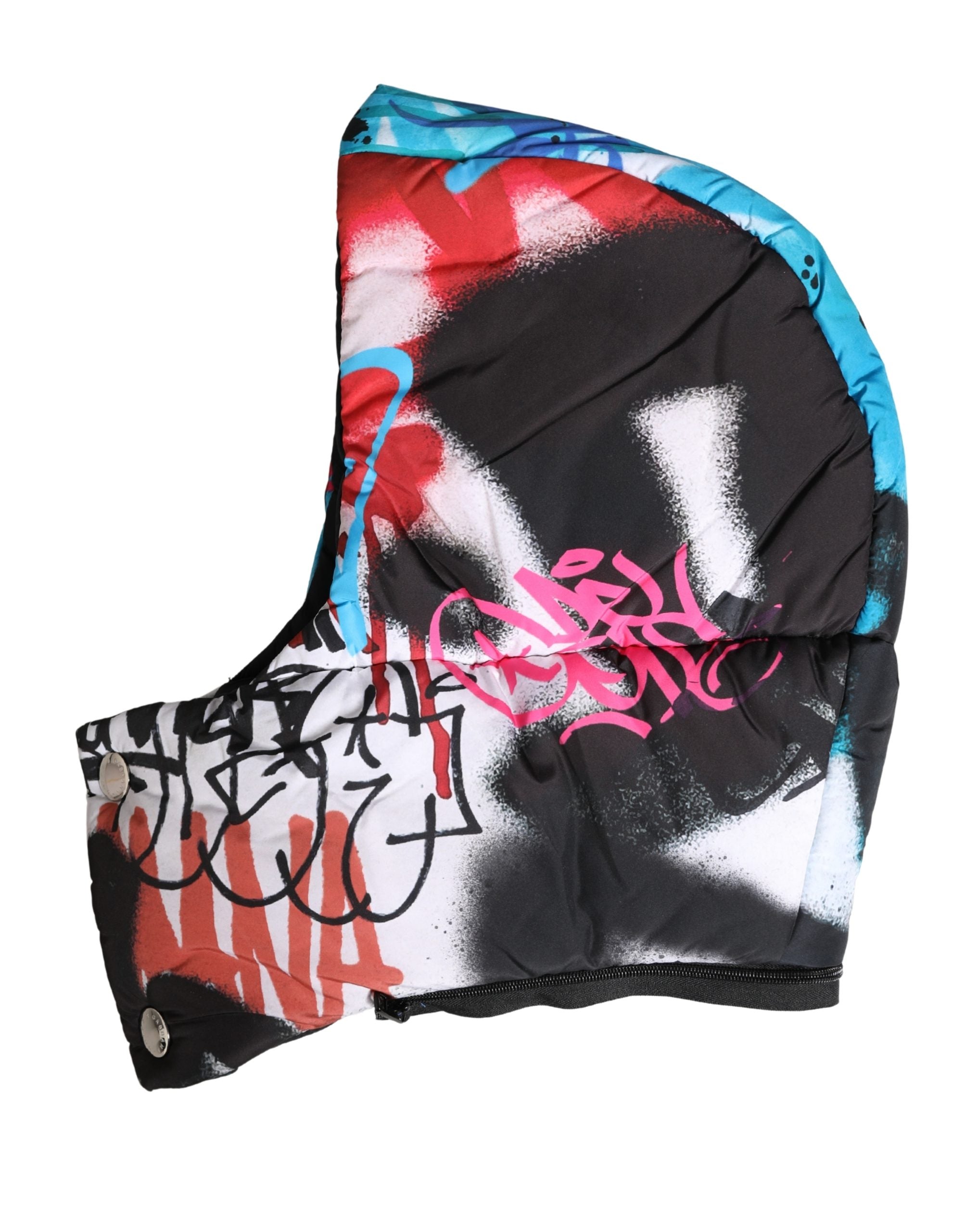 Dolce & Gabbana Multicolor Graffiti Whole Head Wrap Capello Men's Hat