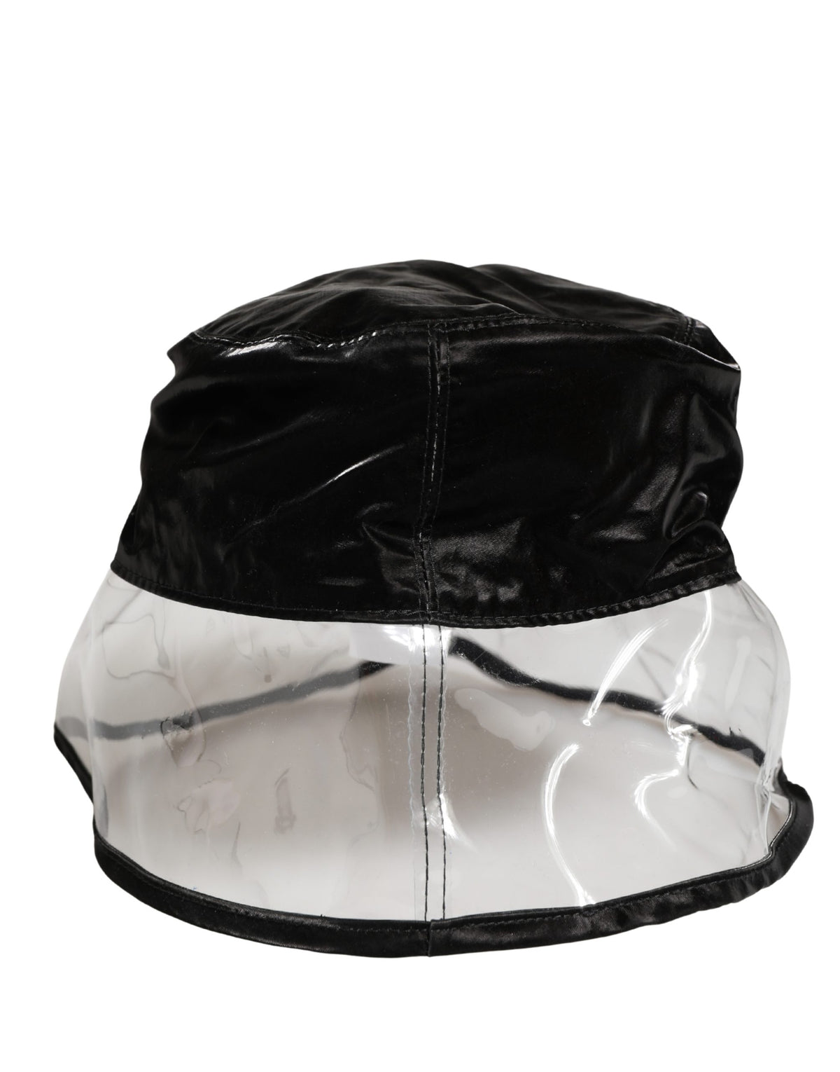 Dolce & Gabbana Black Nylon Plastic Fisherman Bucket Capello Men's Hat