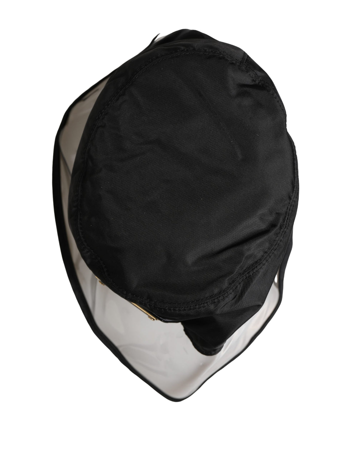 Dolce & Gabbana Men Black Plastic Fisherman Bucket Capello Men's Hat
