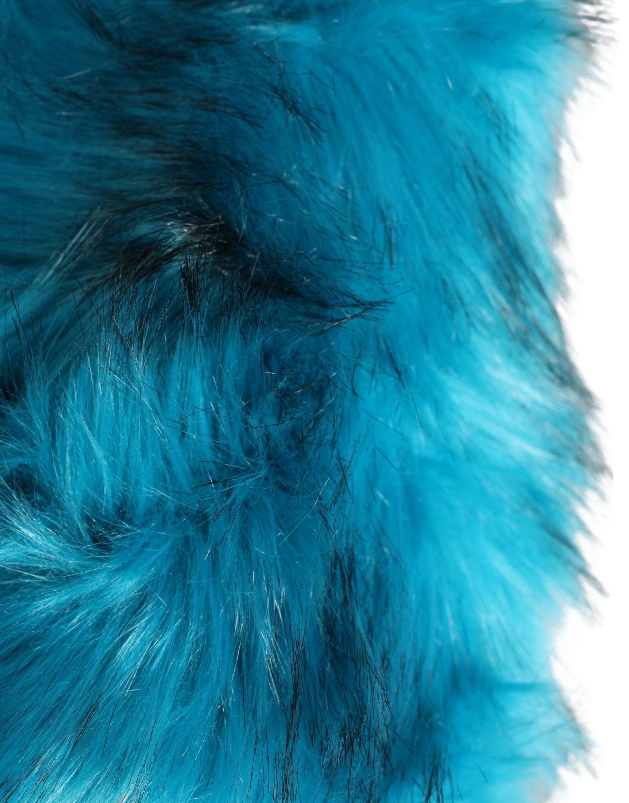 Dolce & Gabbana Blue Modacrylic Fur Women Bucket Capello Women's Hat