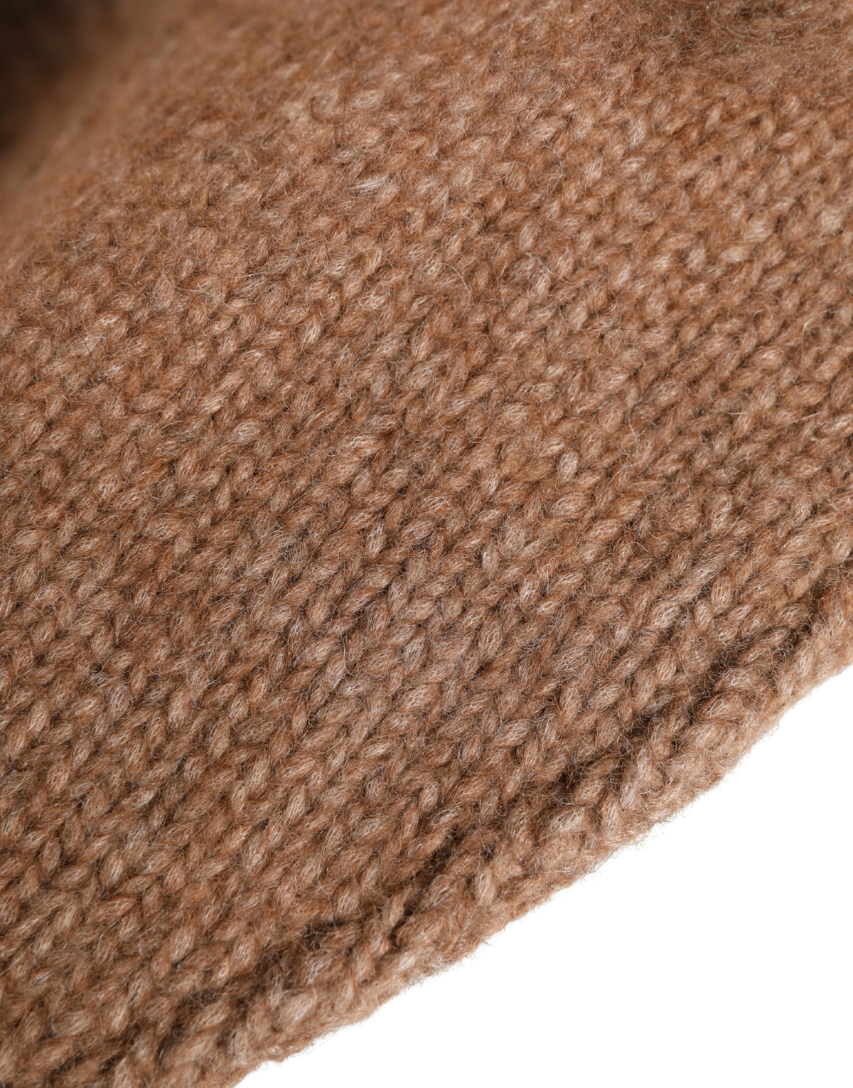 Dolce & Gabbana Brown Llama Wool Women Knitted Capello Women's Hat