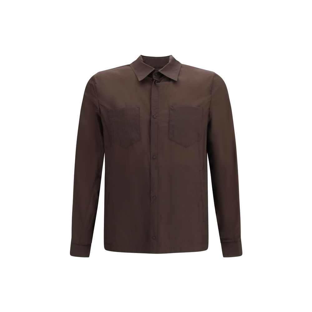 Herno Brown Polyamide Men's Shirt