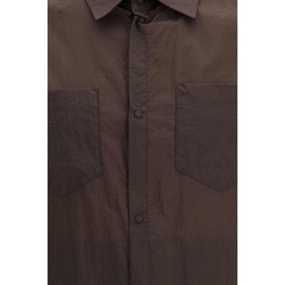 Herno Brown Polyamide Men's Shirt