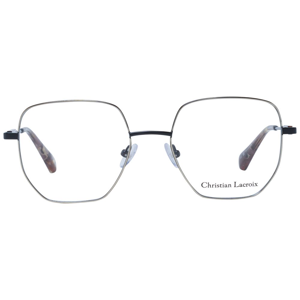 Christian Lacroix Black Stainless Steel Glasses Women's (Frames)