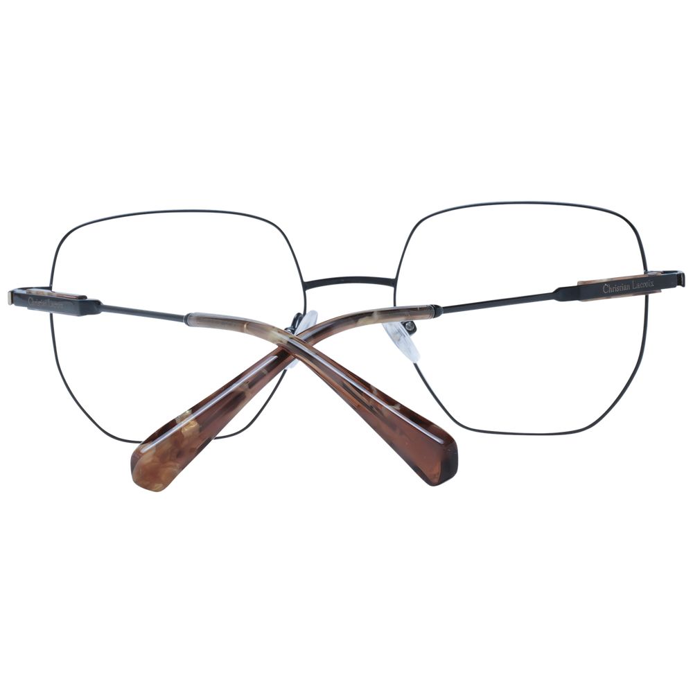 Christian Lacroix Black Stainless Steel Glasses Women's (Frames)