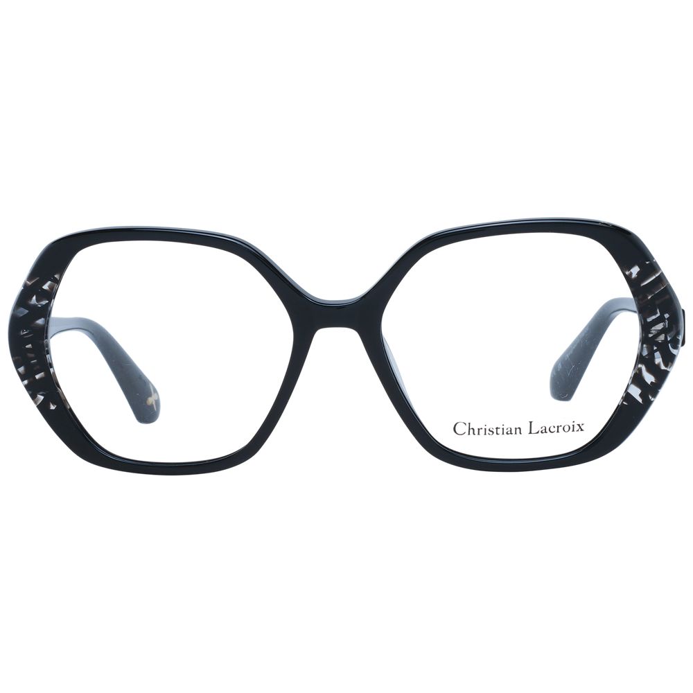Christian Lacroix Black Acetate Glasses Women's (Frames)