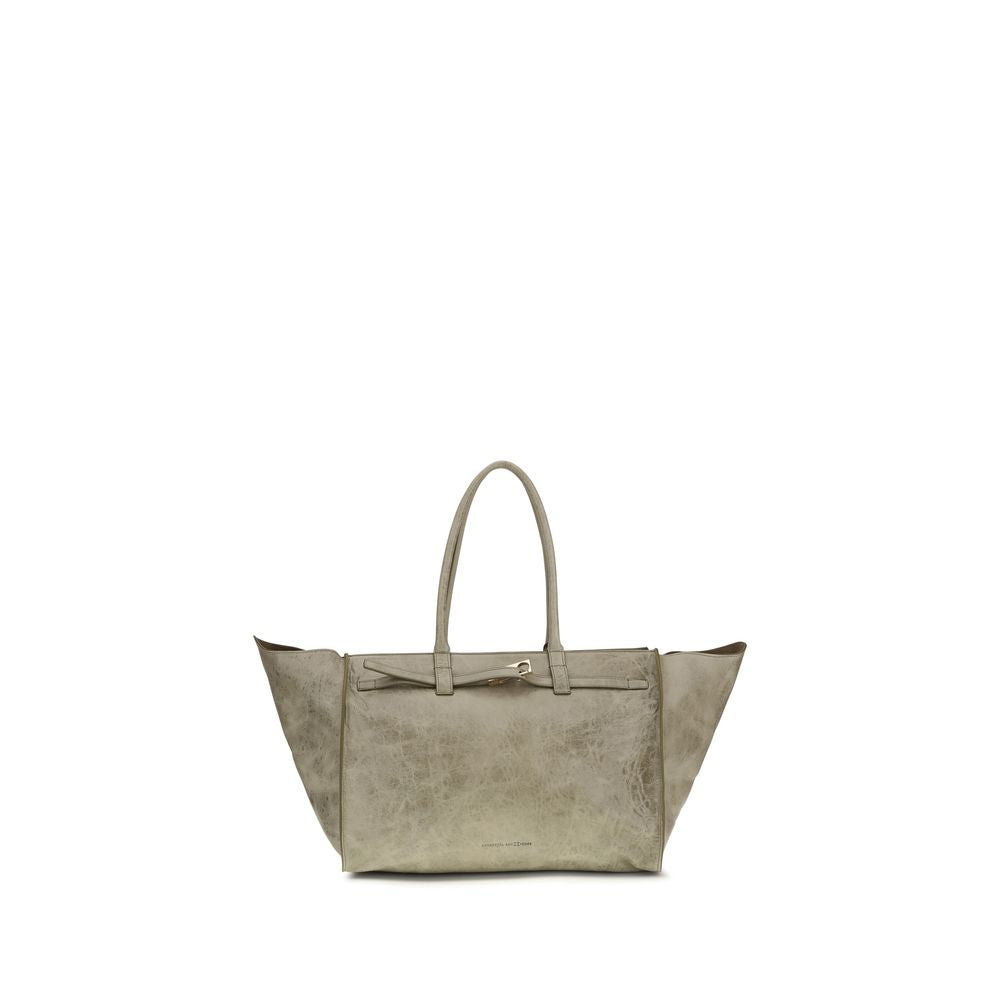 Benedetta Bruzziches Beige Calf Leather Bos Taurus Shoulder Women's Bag