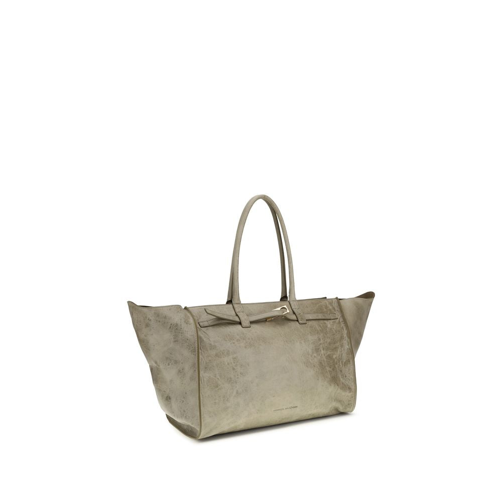 Benedetta Bruzziches Beige Calf Leather Bos Taurus Shoulder Women's Bag