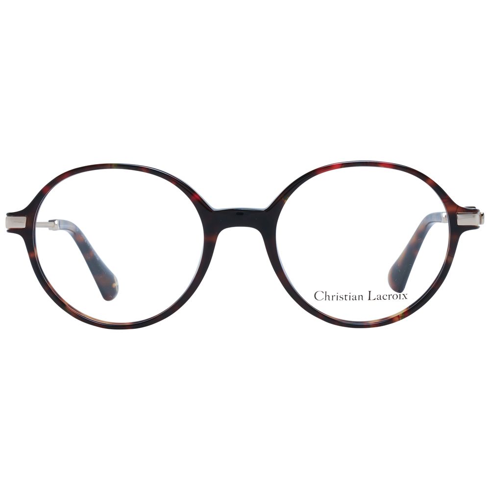 Christian Lacroix Brown Acetate Glasses Women's (Frames)