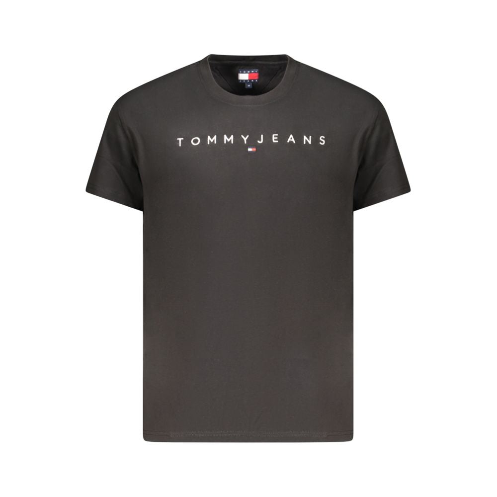 Tommy Hilfiger Black Cotton Mens Men's T-Shirt