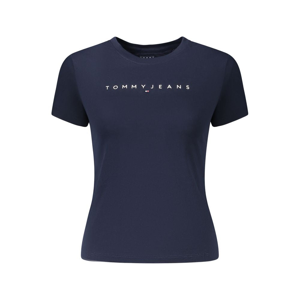 Tommy Hilfiger Blue Cotton Women Women's T-Shirt