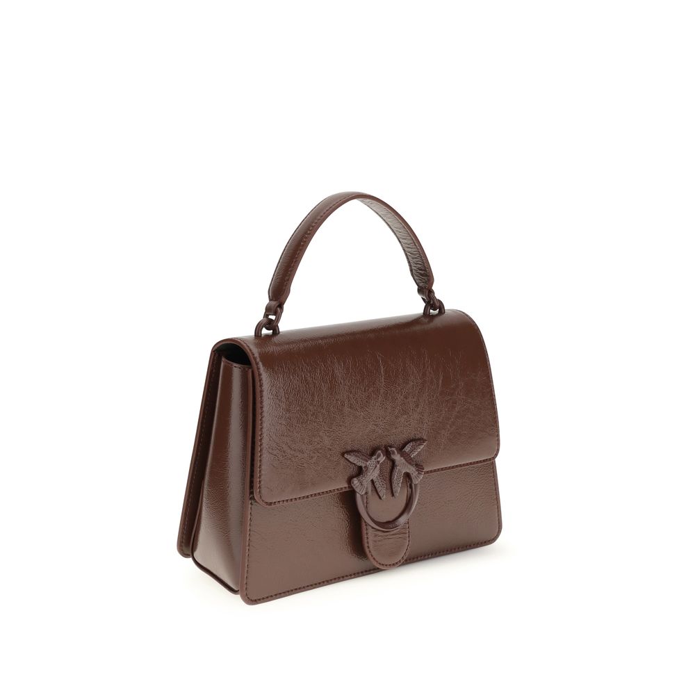 PINKO Brown Lamb Ovis Aries Aries Women's Handbag