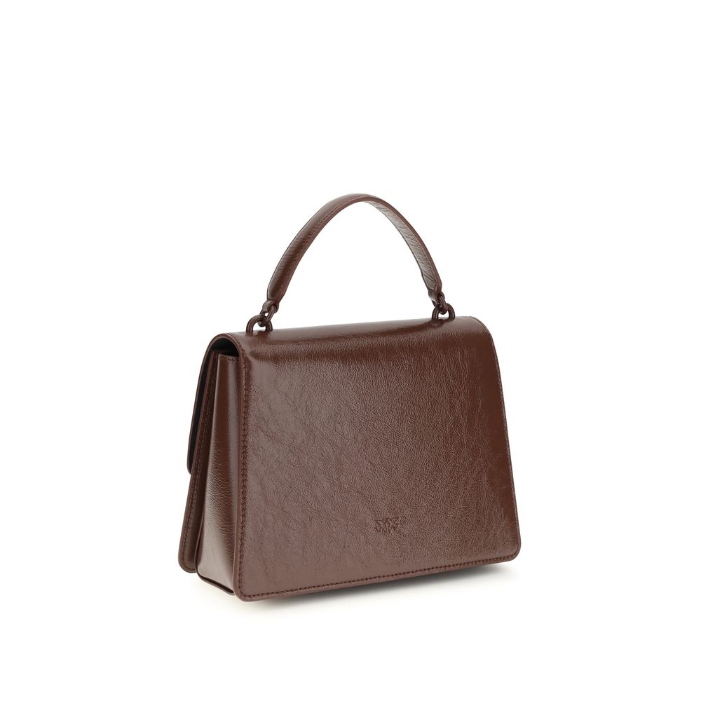 PINKO Brown Lamb Ovis Aries Aries Women's Handbag
