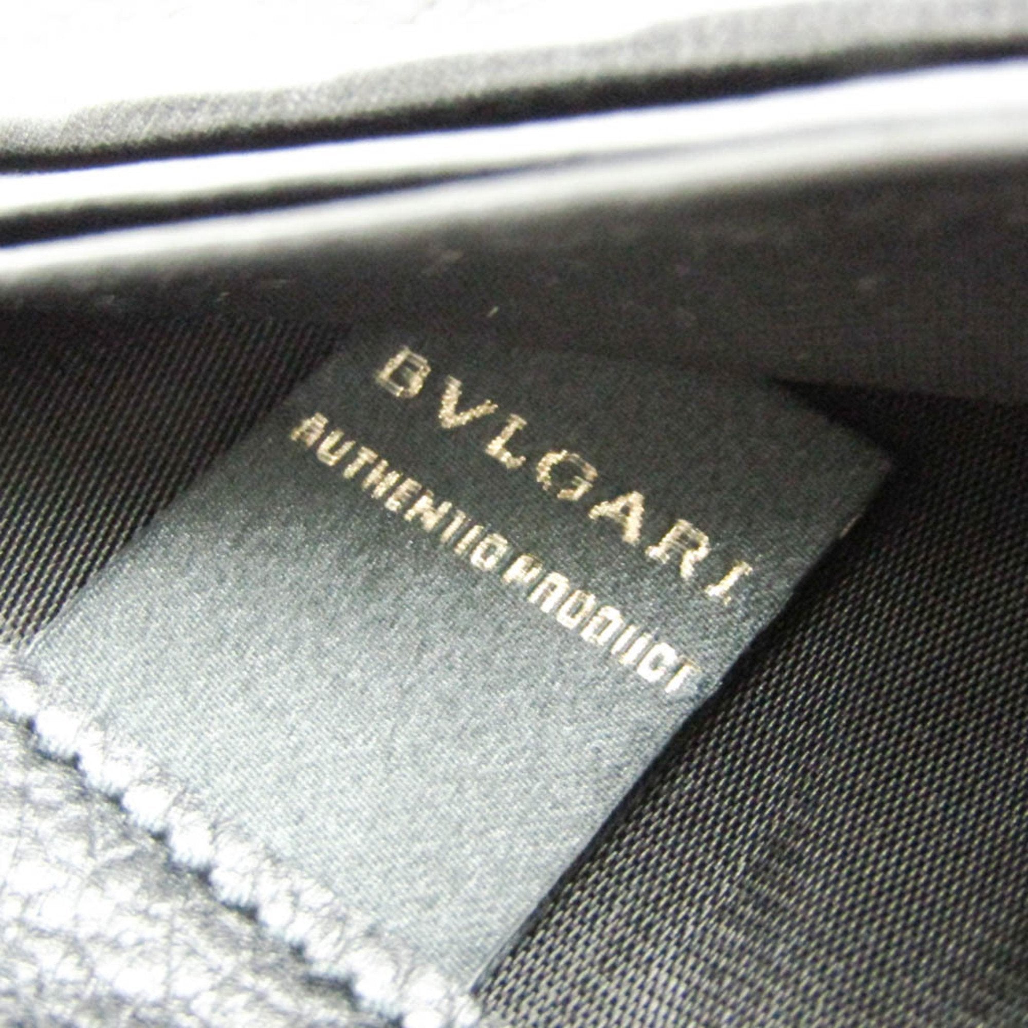 Bulgari Black Leather Wallet (Pre-Owned)