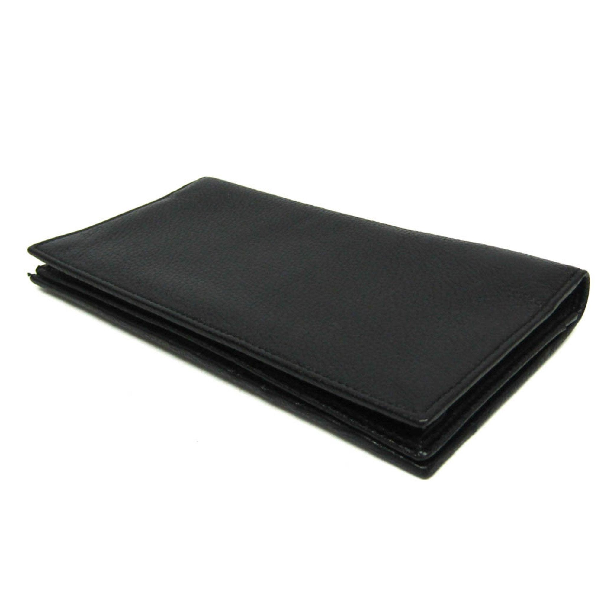 Bulgari Black Leather Wallet (Pre-Owned)