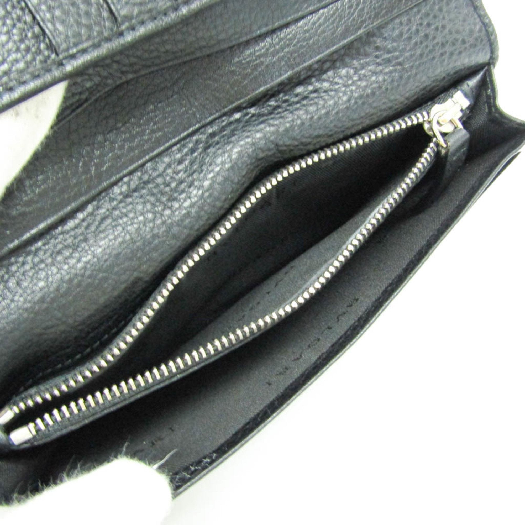 Bulgari Black Leather Wallet (Pre-Owned)