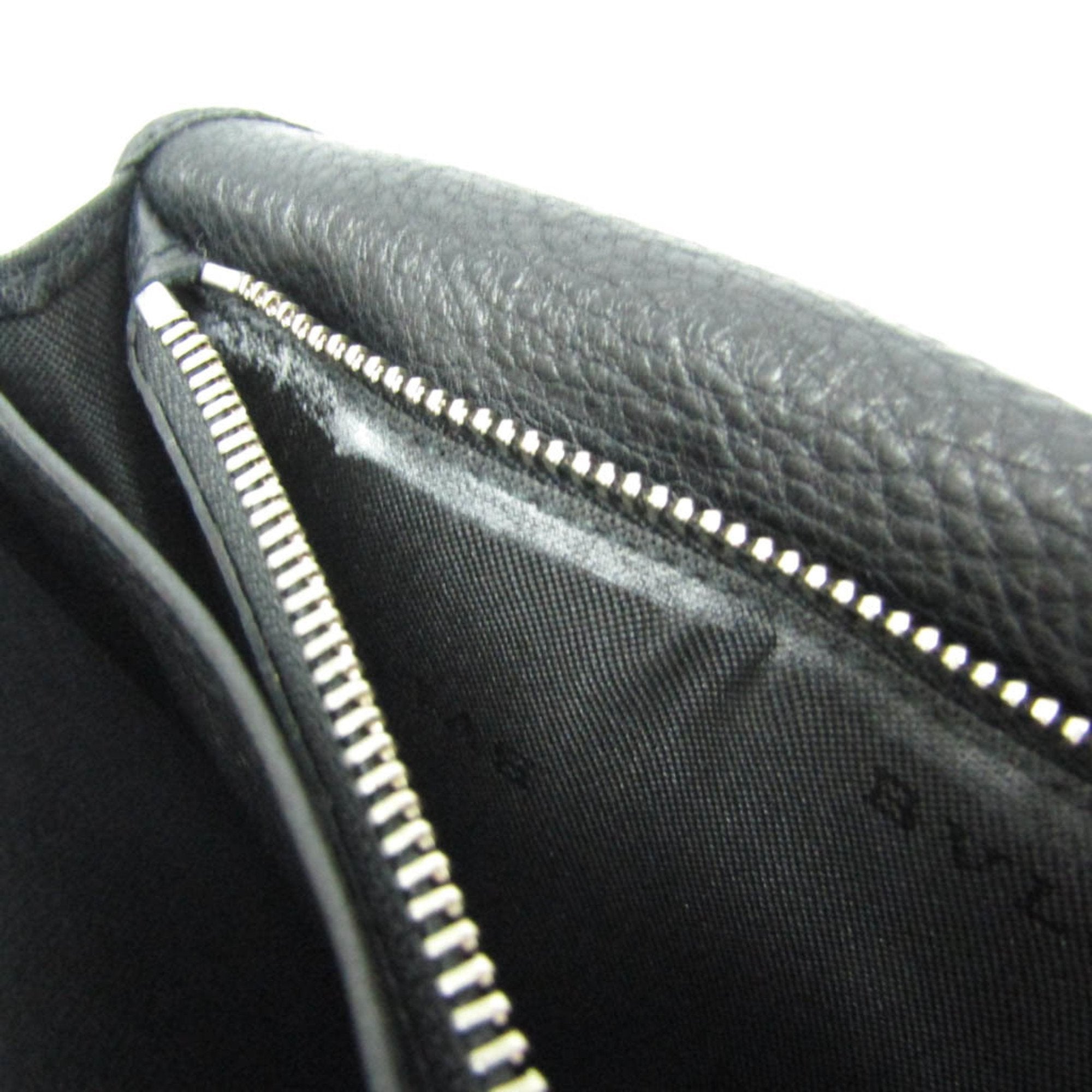 Bulgari Black Leather Wallet (Pre-Owned)