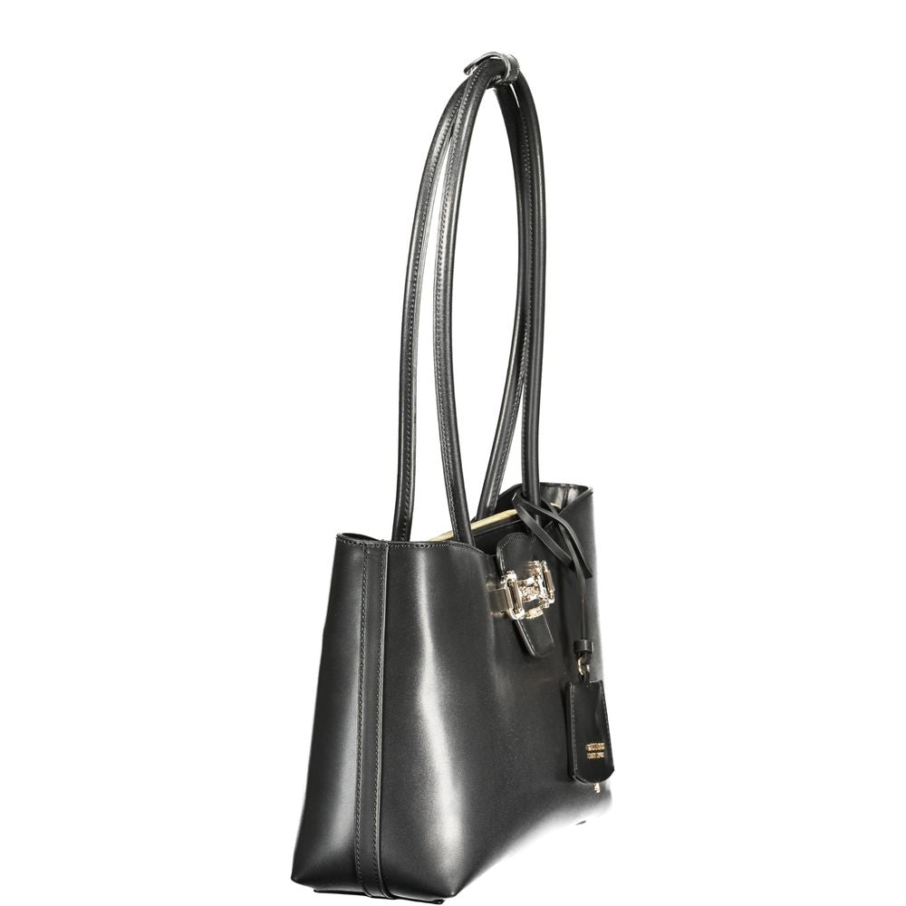 Guess Jeans Nero Poliuretano Woman Women's Handbag