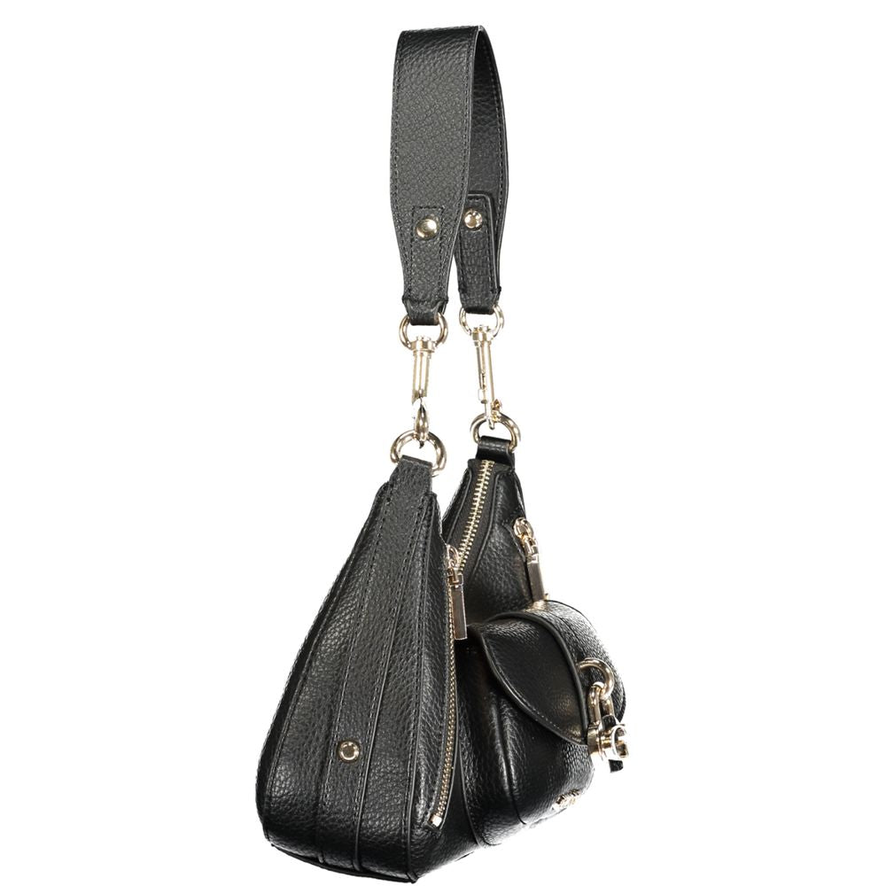 Guess Jeans Black Polyurethane Women Women's Handbag