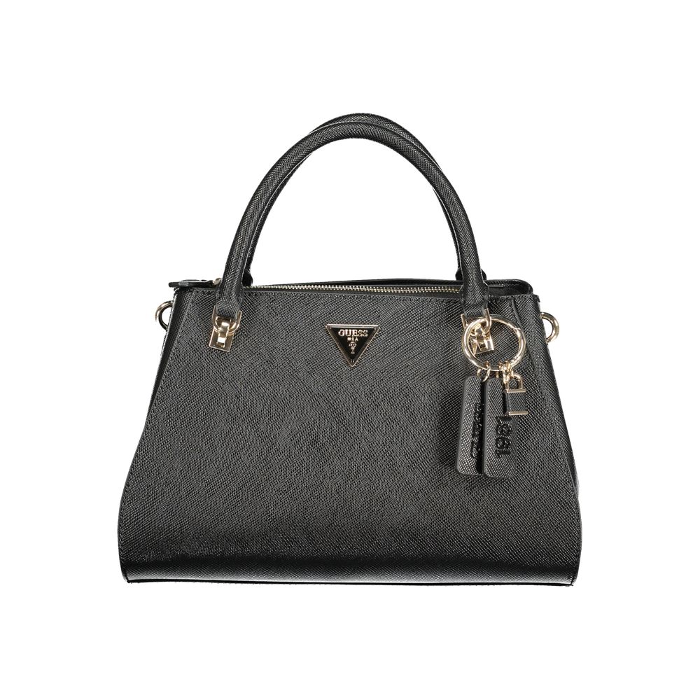 Guess Jeans Black Polyurethane Women Women's Handbag