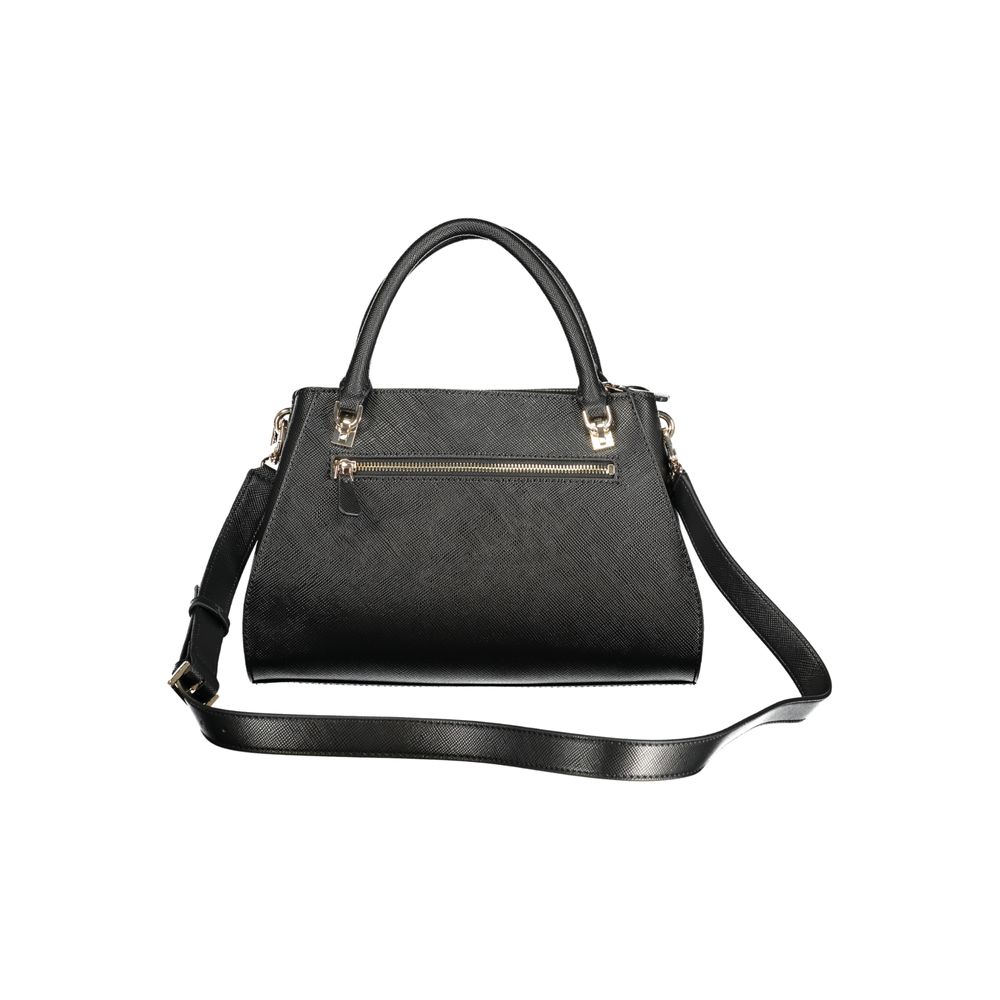 Guess Jeans Black Polyurethane Women Women's Handbag