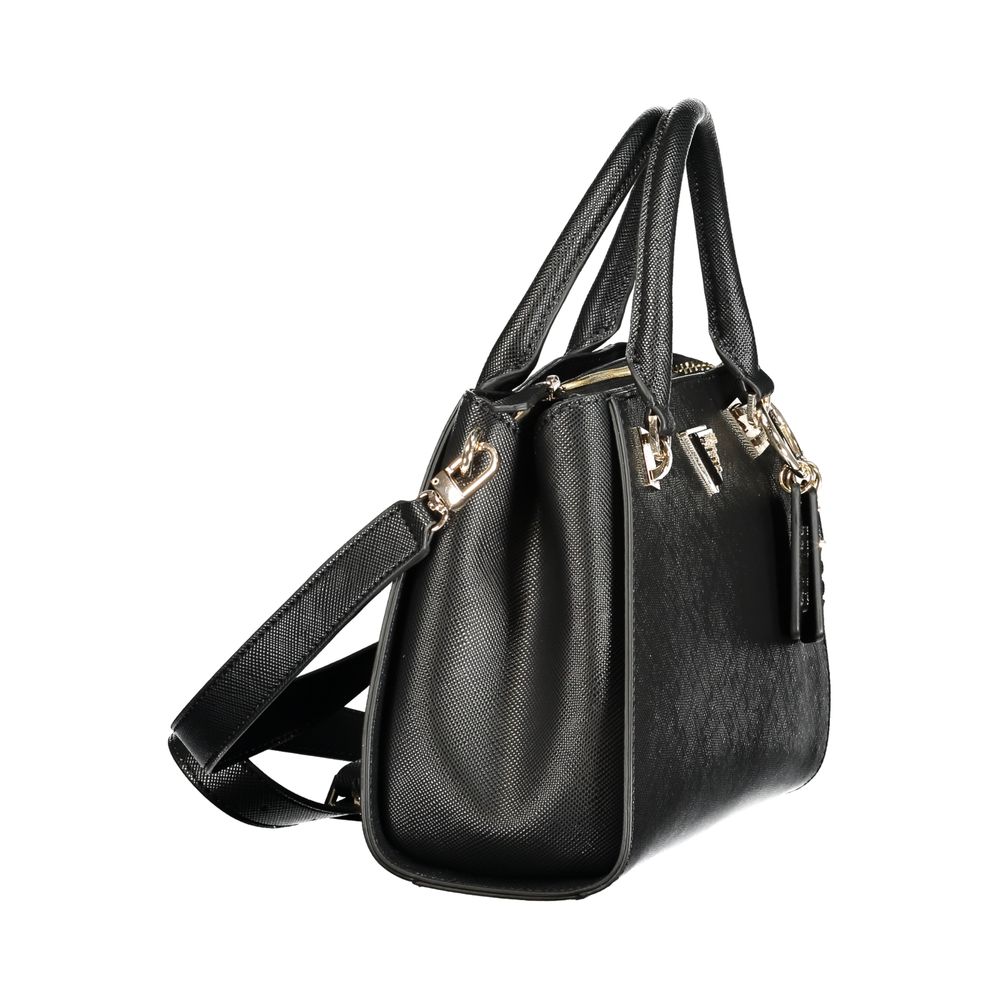 Guess Jeans Black Polyurethane Women Women's Handbag