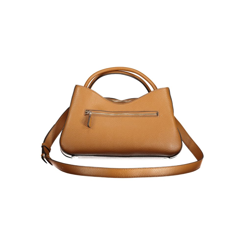 Guess Jeans Marrone Polyurethane Women Women's Handbag