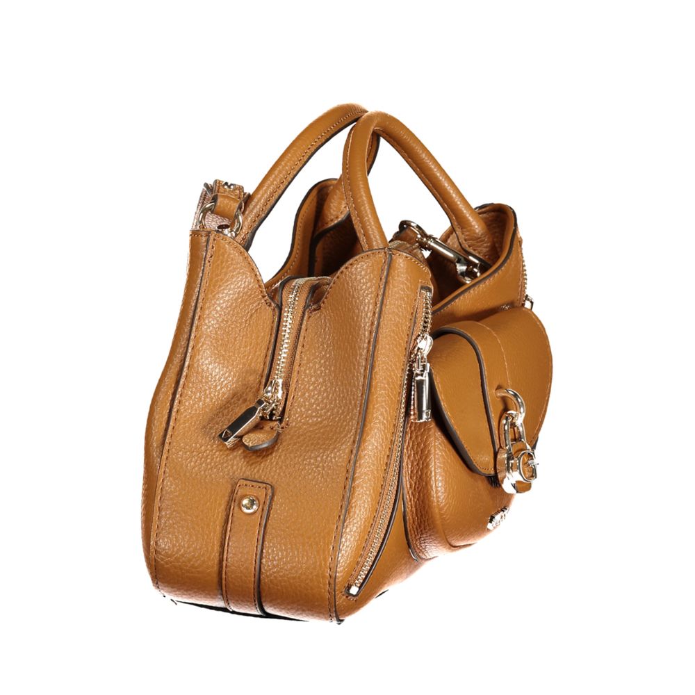 Guess Jeans Marrone Polyurethane Women Women's Handbag
