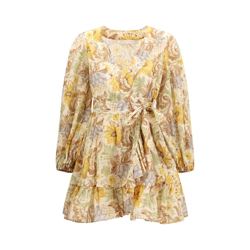 Zimmermann Bicolor Cotton Casual Women's Dress