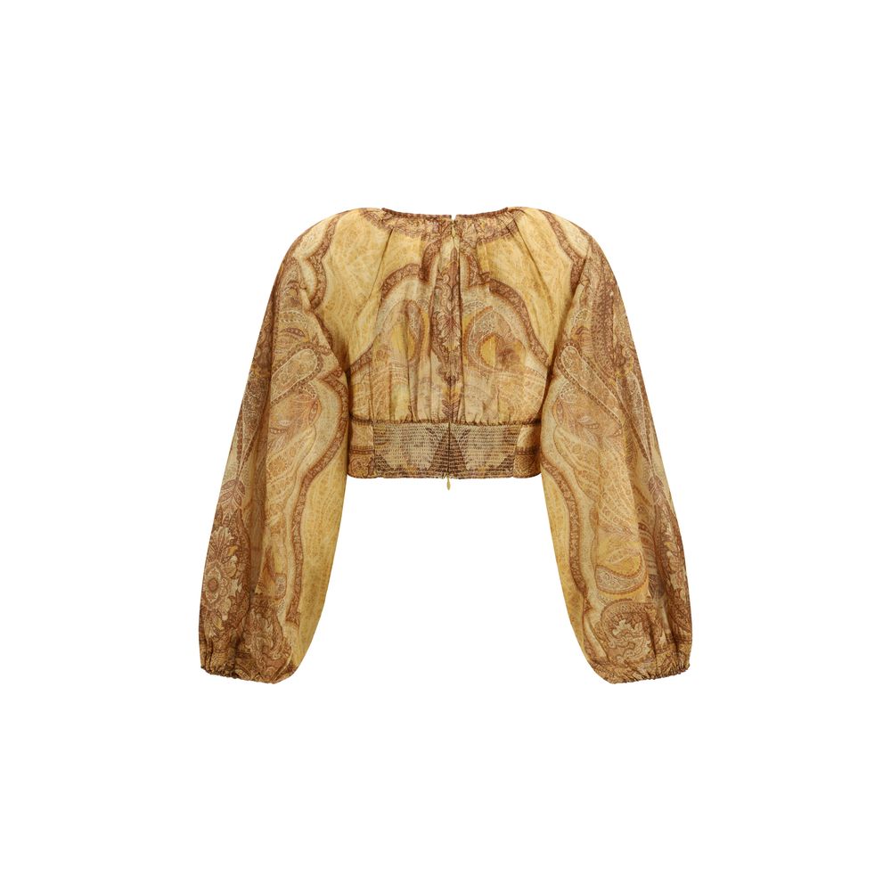 Zimmermann Bicolor Cotton Women's Blouse