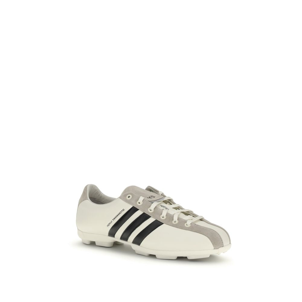 Y-3 White Calf Leather Bos Taurus Athletic Men's Sneakers