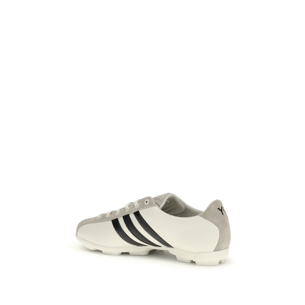 Y-3 White Calf Leather Bos Taurus Athletic Men's Sneakers