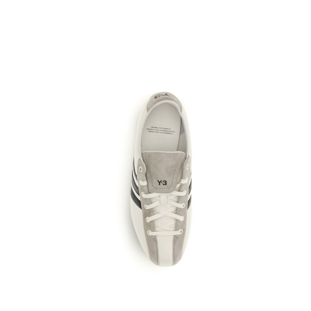 Y-3 White Calf Leather Bos Taurus Athletic Men's Sneakers