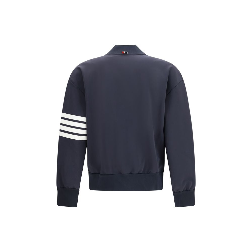 Thom Browne Blue Viscose Men's Bomber